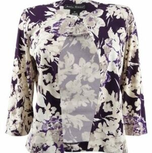 Jessica Howard women's Floral Jacket Size 14